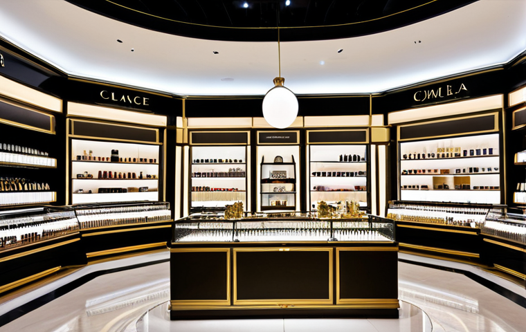 향수의 향기 노트 변화 - Modern Perfumery Creation**

"A perfumer in a bright, clean laboratory, carefully blending ingredien...