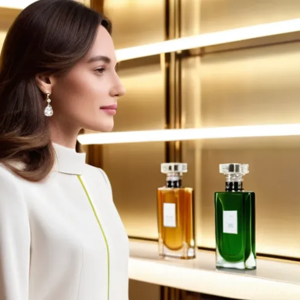 향수에 대한 진실과 오해 - **The Spectrum of Fragrance Concentration:**
    "A sophisticated French woman, elegantly dressed in...