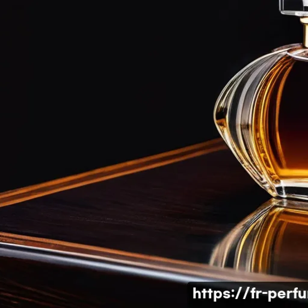 향수의 유통 기한 - A close-up artistic shot of an elegant vintage perfume bottle resting inside a soft, dark velvet-lin...